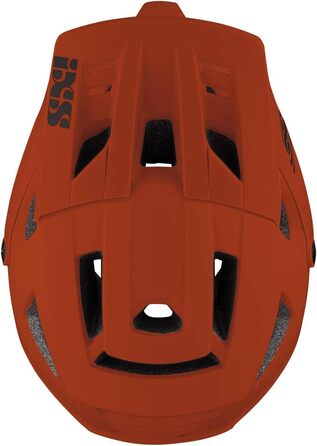Велосипедний шолом IXS Trigger FF MIPS для ендуро, оливковий/помаранчевий, XS