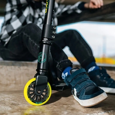 Трюковий самокат Movino Tyro, жовтий, 2,90 кг, 100 мм, ABEC-9