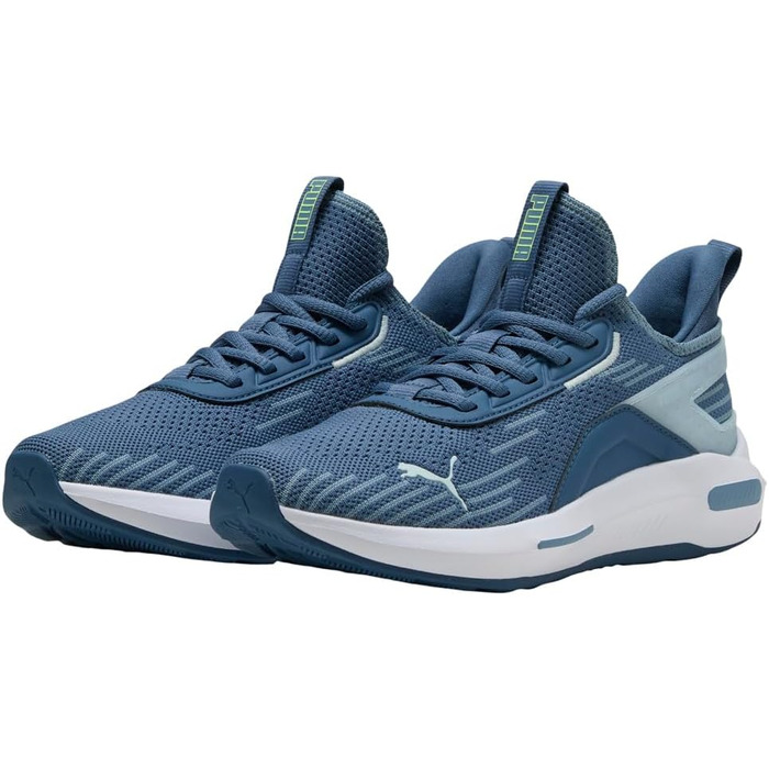 Кросівки PUMA Softride Enzo 5 Hype для міста та бігу, 38 EU, темно-синій/блакитний/світло-блакитний