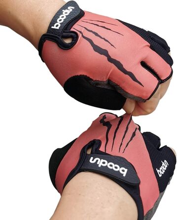 Велосипедні рукавички Radsport Kurz - короткі, напівпальцеві, для MTB, літні, червоні, розмір L