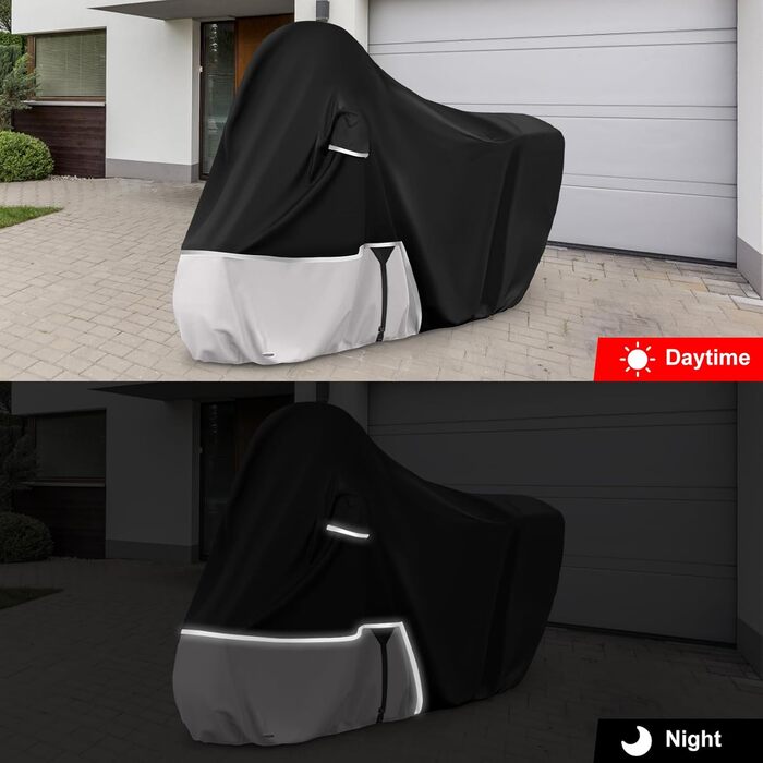 Водонепроникний чохол для мотоцикла Piaggio Vespa GTV GTS GT60/125/200/250/300 (з багажником) та MP3, 420D Oxford, водонепроникний