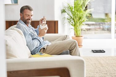 OMRON Viva – розумні ваги-аналізатор складу тіла з Bluetooth і додатком, вимірювання жирової маси, ваги, вісцерального жиру, м'язової маси, базового обміну та ІМТ; для 4 користувачів, тонометр з Bluetooth