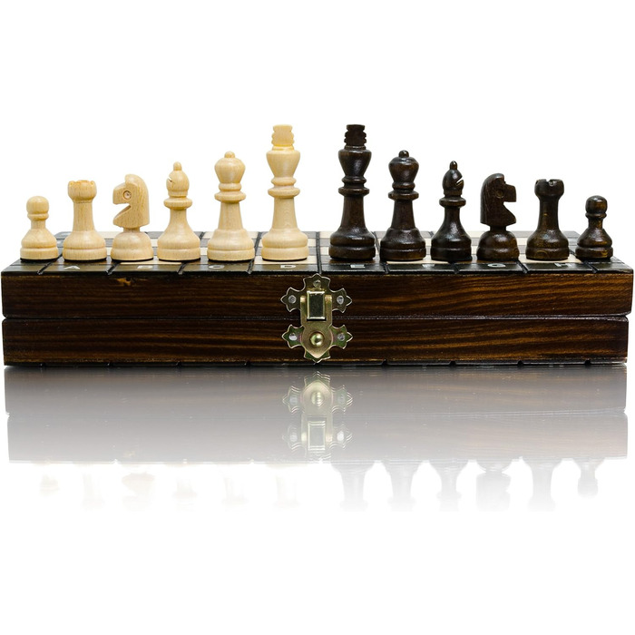 Дорожній шаховий набір Master Of Chess з берези та бука, шахова дошка 27x27 см з фігурами, портативний набір для дітей і дорослих, якісне шкільне шахове поле