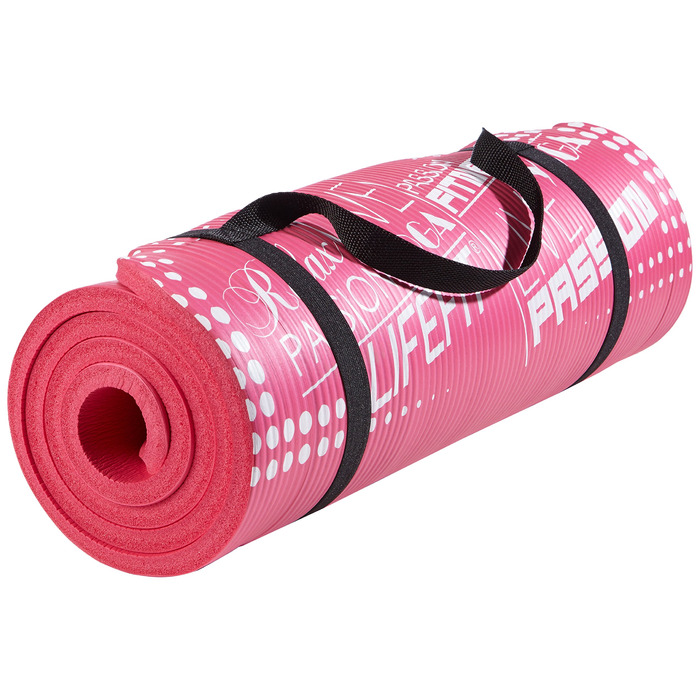 Килимок для йоги LIFEFIT EXLUZIV PLUS рожевий