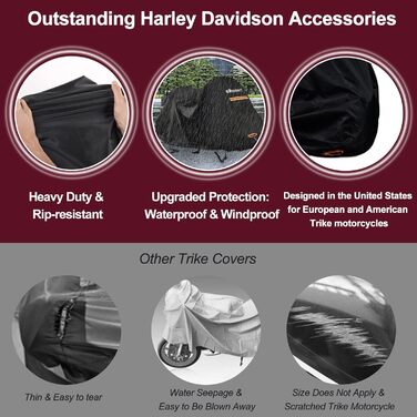 Водонепроникний чохол для триколісного мотоцикла Trike-274x149x149 см, 420D Oxford