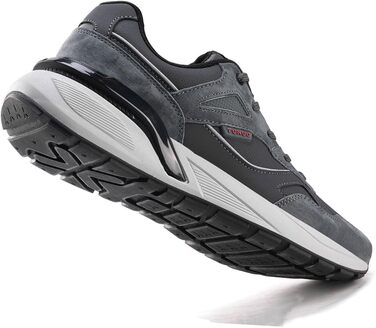 Чоловічі кросівки для активного відпочинку, бігу та ходьби, 41-45 EU (42 EU, сіро-помаранчевий)