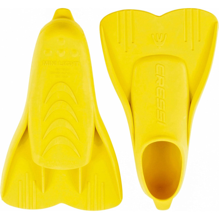 Ласти дитячі CRESSI Mini Light жовті, 34/35 - для плавання, снорклінгу та дайвінгу