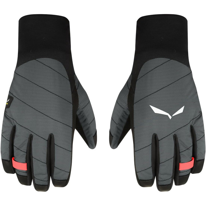 Жіночі рукавички Salewa Ortles Tirolwool Responsive, чорні, розмір 6/S