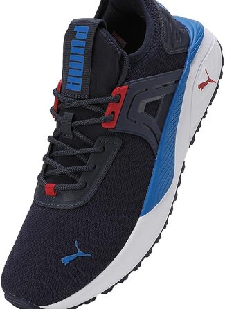 Кросівки PUMA Pacer 23 для жінок та чоловіків, 46 EU, чорний/червоний/королівський блакитний