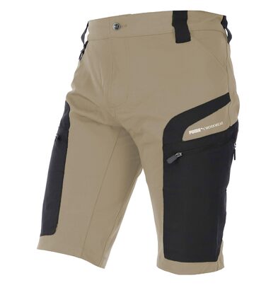 Чоловічі шорти для трекінгу та активного відпочинку PUMA Workwear Pro-One Adventure, Desert Brown (XXL) — міцний нейлон, 4-way stretch, з D-кільцем