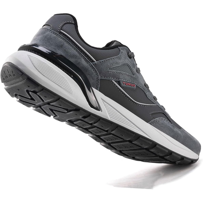 Чоловічі кросівки для активного відпочинку, бігу та ходьби, 41-45 EU (42 EU, сіро-помаранчевий)