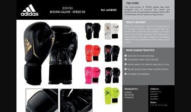 Боксерські рукавички adidas Speed, спортивні, для тренувань