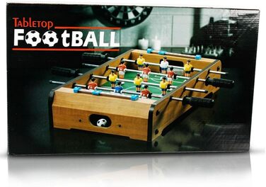 Настільний футбол Spetebo 50x31 см — міні-кікер, масивний футбольний стіл