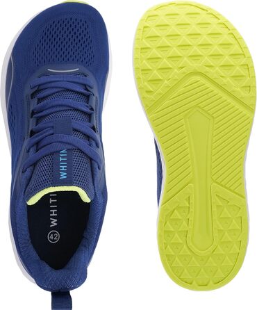 Чоловічі бігові кросівки WHITIN Zero Drop з широкою передньою частиною, розмір 44.5 EU, колір блакитний