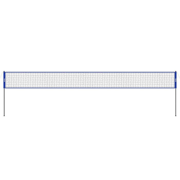 Набір для волейболу VEVOR, регульована висота, 9,7 x 2,4 м, блакитний, портативний, складаний, з м'ячем та сумкою, для саду та пляжу