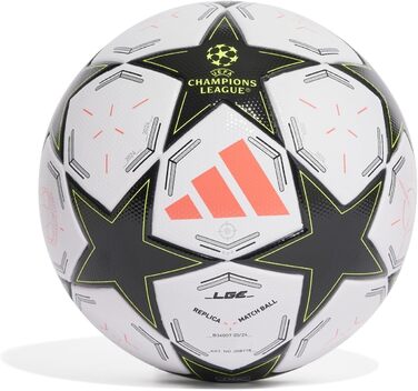 Футбольний м’яч Adidas UEFA Champions League, розмір 5, білий, сертифікат FIFA, у коробці, універсальний