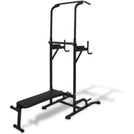 Festnight Багатофункціональна силові тренажери Power Tower - силовий комплекс, до 150 кг