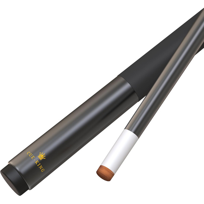 Більярдний кий (2 шт.), 147.3 см, 567 г, з преміум-наконечником 13 мм та ручкою, з графітового композиту