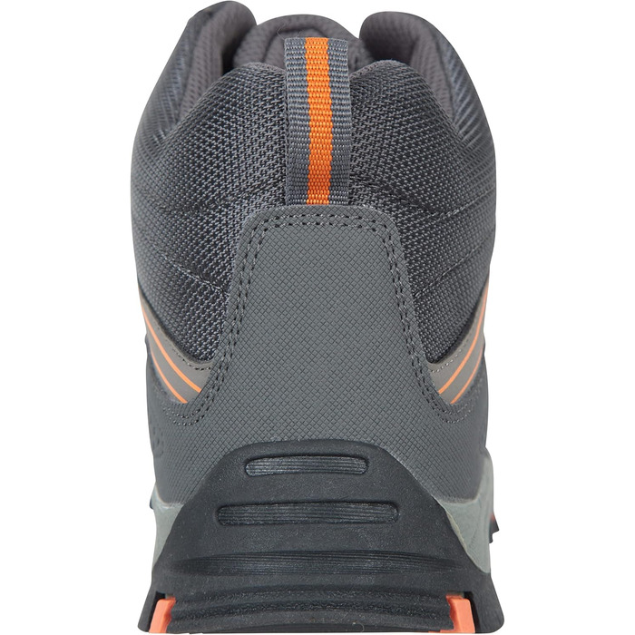 Дитячі трекінгові черевики Mountain Warehouse Oscar - сірі, шкіряні, з надійним зчепленням, утеплені, для хлопчиків та дівчаток, 34 EU