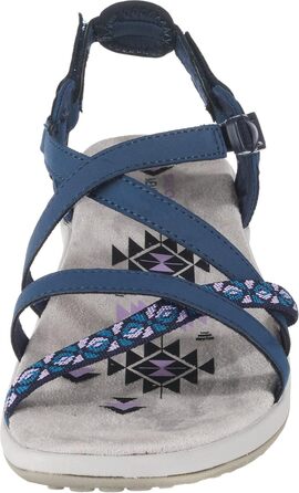 Сандли Skechers Reggae Slim-Vacay для жінок (42 EU, темно-синій ремішок Duraleather)