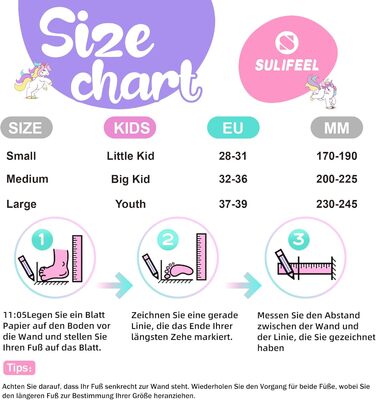 Ролики дитячі SULIFEEL Unicorn для дівчаток та хлопчиків з підсвічуванням, чорні, зелені, фіолетові (28-31 EU / 37-39 EU)