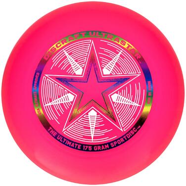 Фрісбі Discraft Ultra Star Sport 175 г Рожеве - професійний диск для гри на вулиці