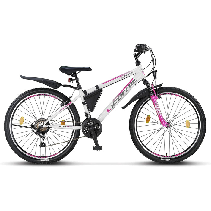 Гірський велосипед Licorne Bike Guide Premium 26 дюймів, 21 швидкість, для дівчат, хлопців, чоловіків і жінок