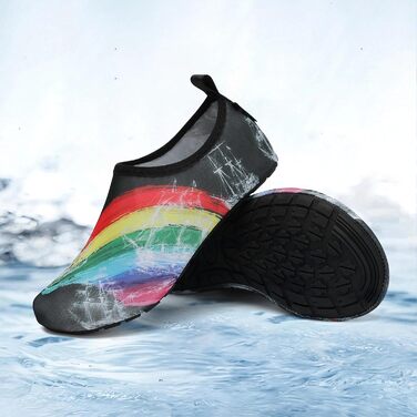 Шкарпетки для плавання SAGUARO Unisex, швидковисихаючі, чорні, 36-47 (46/47 EU)