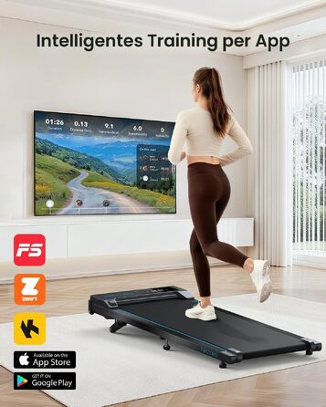 Домашня бігова доріжка Walking Pad з регульованим нахилом 0-8% та швидкістю до 10 км/год
