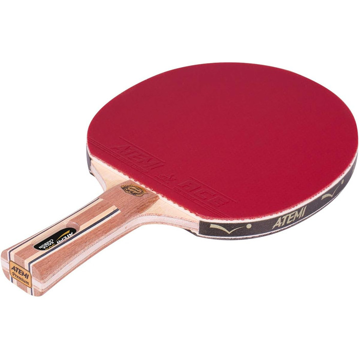 Набір ракетки для настільного тенісу Atemi 5000 | Карбон-Балза-Дерево | Професійна ракетка для максимальної швидкості, обертання та контролю | Клас змагань | 7 шарів | Оновлені ручки, кольори та упаковка