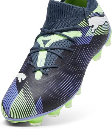 Кросівки футбольні PUMA Future 7 Match Fg/Ag (40 EU, Сірий/Білий/Яблуко)