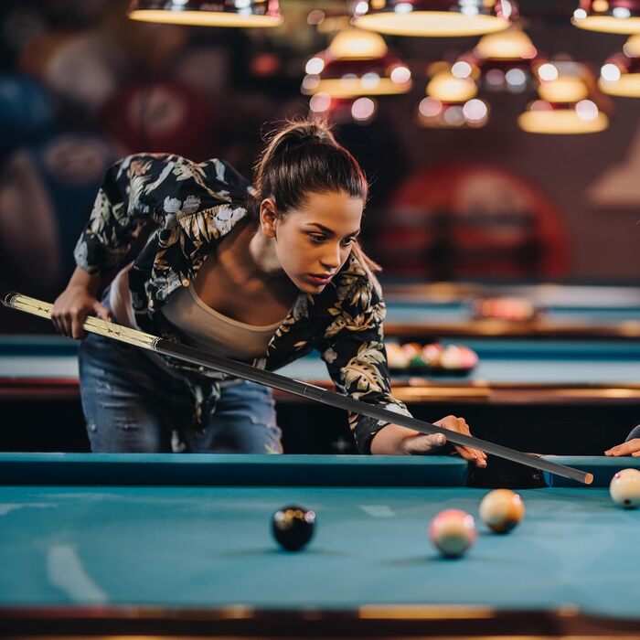 Більярдний кий HomeSeason з скловолокна, 147.3 см, професійний (з чохлом)