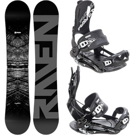 Сноуборд RAVEN Mystic + фіксуючі кріплення Fastec FT360 Black, 150 см + Fastec FT360 Black L