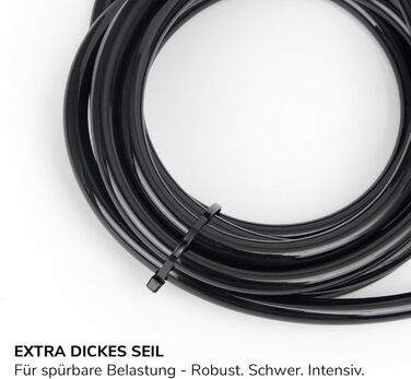 Стрибкове канат Heavy Jump Rope - для силових тренувань, фітнесу, боксу та кросфіту