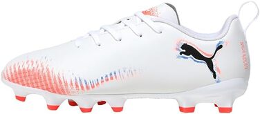 Дитячі футбольні бутси PUMA Future 8 Play FG/AG Jr - біло-червоно-чорні