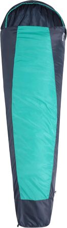 Сплячий мішок Mountain Warehouse Traveller 50 - 220 x 80 x 50 см - вітростійкий, блакитно-зелений