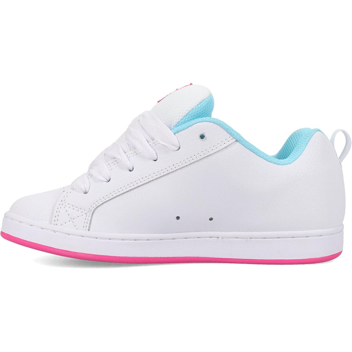 Жіночі кросівки DC Shoes Court Graffik, 40.5 EU, білий, рожевий, блакитний