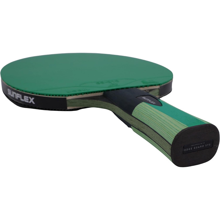 Sunflex Color COMP G50 – професійна ракетка для настільного тенісу, анатомічна ручка, ITTF сертифікований зелений наклад, для змагань та клубів