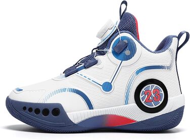 Дитячі баскетбольні кросівки Mateju, високі, блакитні, з антиковзкою підошвою