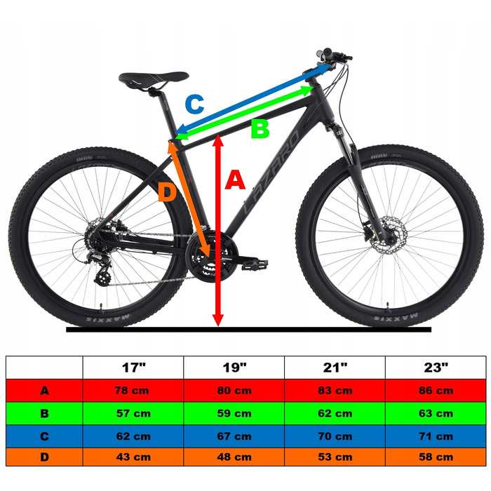 Чоловічий гірський велосипед Lazaro CORE V1 29, рама 23