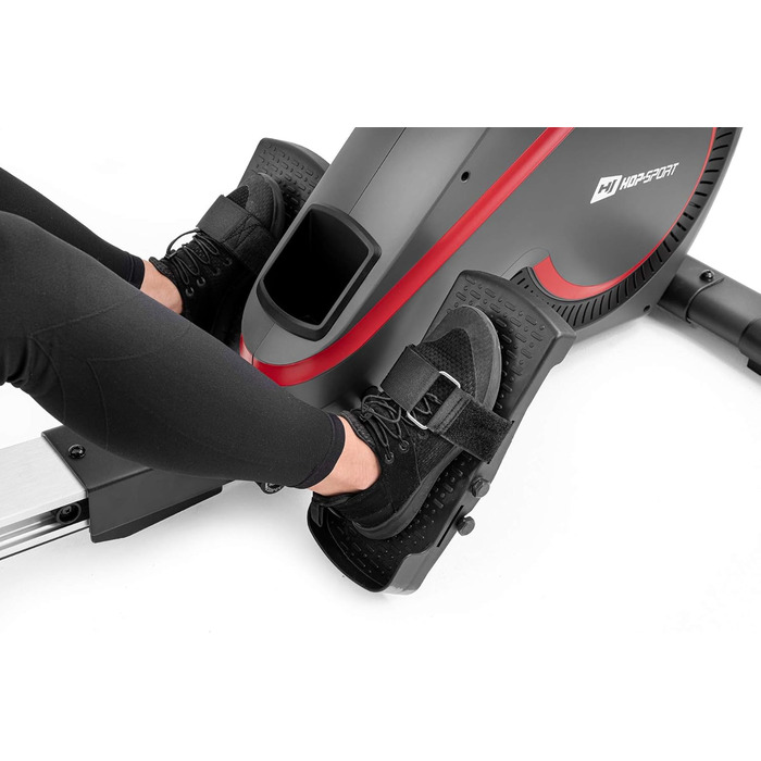 Гребний тренажер Hop-Sport HS-095R для дому, магнітний, 12 програм, LCD-дисплей, до 150 кг