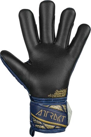Воротарські рукавички Reusch Attrakt Freegel Silver, синьо-золоті, для дорослих, універсальні