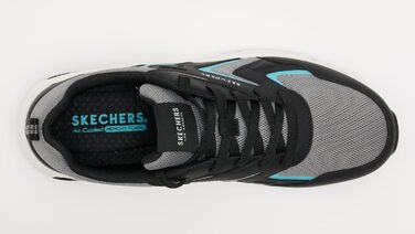 Чоловічі кросівки Skechers UNO Evolve Absolute Air - чорний, аква (44 EU)