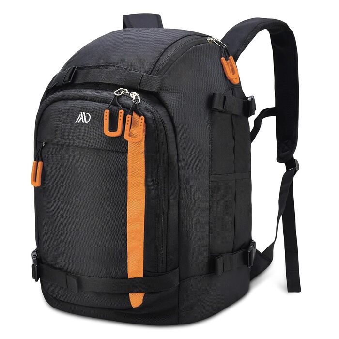 Чохол для лижних черевиків, 50 л, рюкзак-дорожник для лиж, 1680D Nylon, водонепроникний, для лиж, шолома, маски, рукавичок, одягу та лижного спорядження, аксесуари для чоловіків, жінок та підлітків