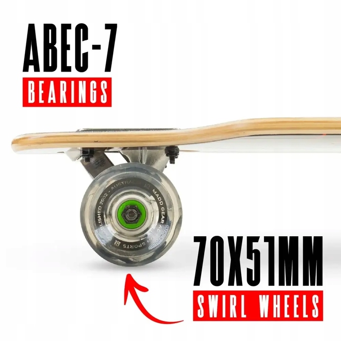 Лонгборд Madd Gear Drop Through Cruiser ABEC-7