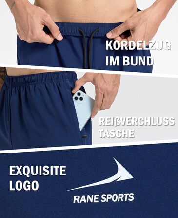 Шорти спортивні чоловічі з кишенею на блискавці – бавовна, дихаюча тканина, ідеальні для прогулянок, фітнесу та активного відпочинку (Л)