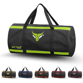 Mytra Fusion спортивна сумка для тренувань з регульованим плечовим ременем, для чоловіків і жінок, дорожня, спортивна, чорна/зелена
