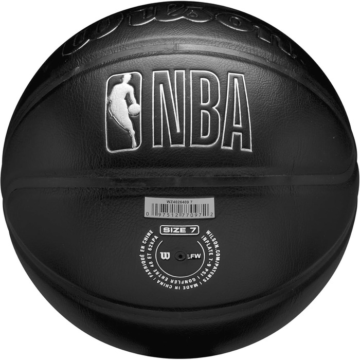 Баскетбольний м'яч Wilson NBA Team Premiere Detroit Pistons, розмір 7 (29.5