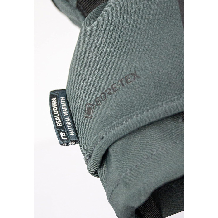Лижні рукавички Reusch Down Spirit Gore-Tex, пухові, водонепроникні, дихаючі, дуже теплі, сірі/чорні, розмір 7