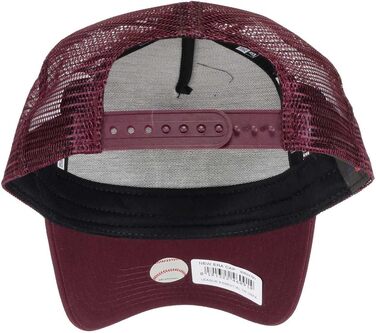 Кепка New Era MLB A-Frame Trucker Snapback з логотипом команди, регульована, бордова (Maroon), один розмір
